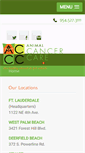 Mobile Screenshot of animalcancercareclinic.com